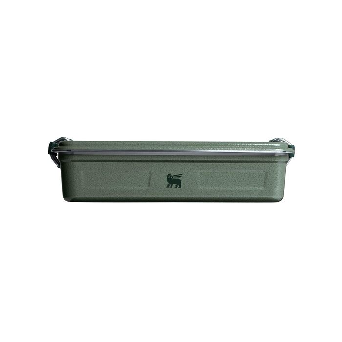Ланчбокс зі сталі STANLEY 1913 Classic Box 1.2L/2.0L, герметичний контейнер для їжі, BPA-free, колір Hammertone Green