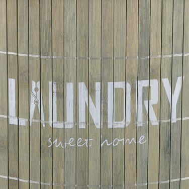 Кошик для білизни Relaxdays з бамбука, 50 л, круглий, з кришкою, знімний мішок, складаний, зелений, 60x35 см