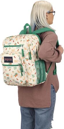 Рюкзак JanSport Big Student Five A Day Cream, великий шкільний кремовий