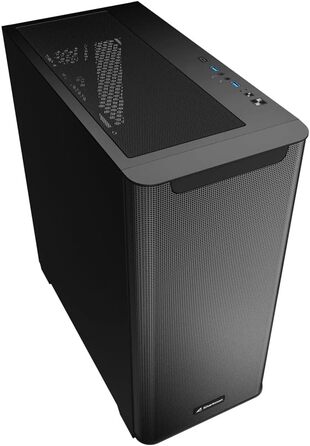 Корпус для ПК Sharkoon M30 Black, чорний, ATX, вентилятор