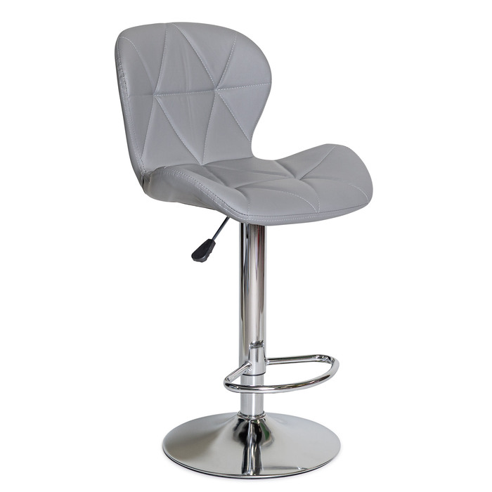 Крісло Hommex Martini Light Grey (арт. H-445 Light Grey/Сhrome base)