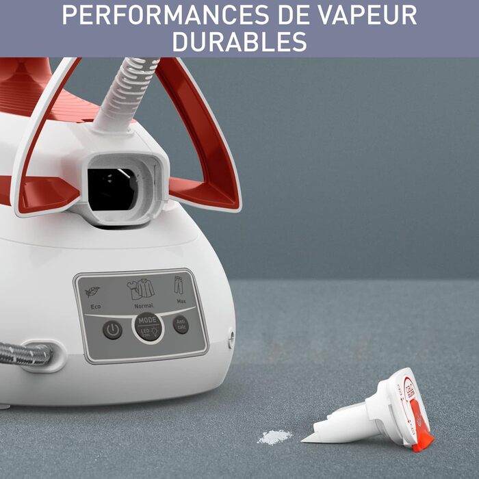 Праска з парогенератором Calor Express Power Terracotta SV8110C0, 6.3 бар, 120 г/хв, паровий удар 420 г/хв, Франція