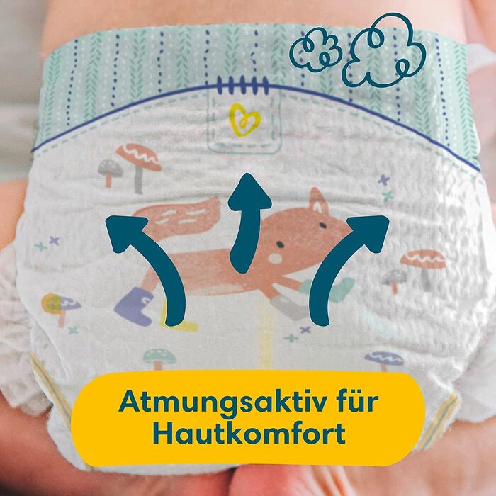 Підгузки Pampers Premium Protection розмір 1 (2-5 кг), 56 шт