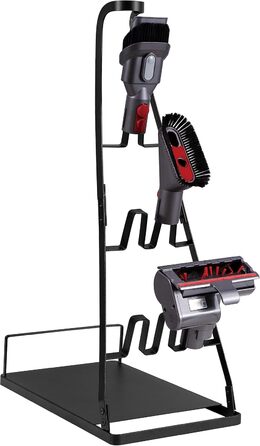 Універсальний тримач для пилососа Mount Plus HAB-505 Dyson V15/V11/V10/V8/V7/V6, Shark, LG, Samsung, Hoover - 6 гаків, металевий
