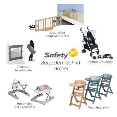 Захисний бар'єр для сходів Safety 1st Quick Close Plus, білий, металевий, розширюваний до 136 см