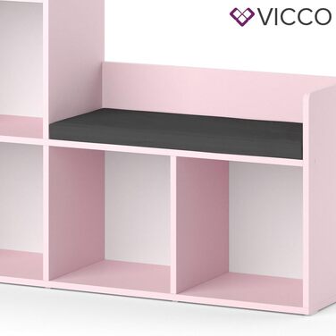Дитяча полиця Vicco Luigi, рожева, 107.2 x 88.6 см, без коробок