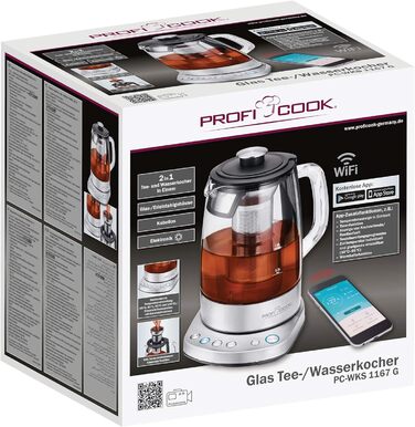 Електрочайник 1,5 л з Wi-Fi управлінням 1167 G ProfiCook