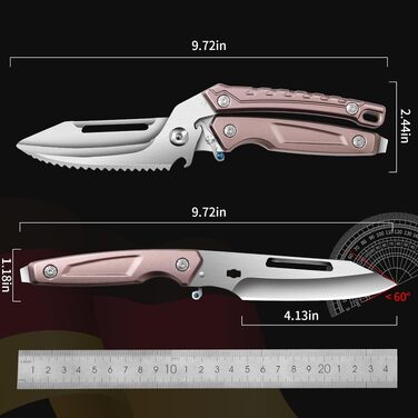 Кухонні ножиці для птиці та м'яса Heavy Duty: гострі ножиці для кісток, овочів та морепродуктів, розбірні, коричневі