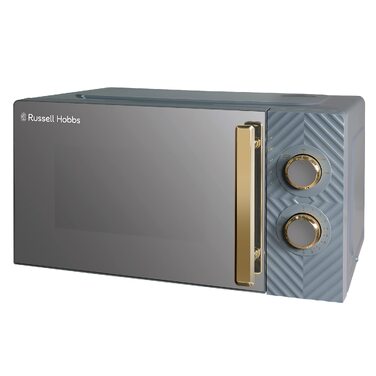 Мікрохвильова піч Russell Hobbs RHMM723G 17 л, 700 Вт, сіра: 5 режимів потужності, таймер, функція розморожування, стильний дизайн