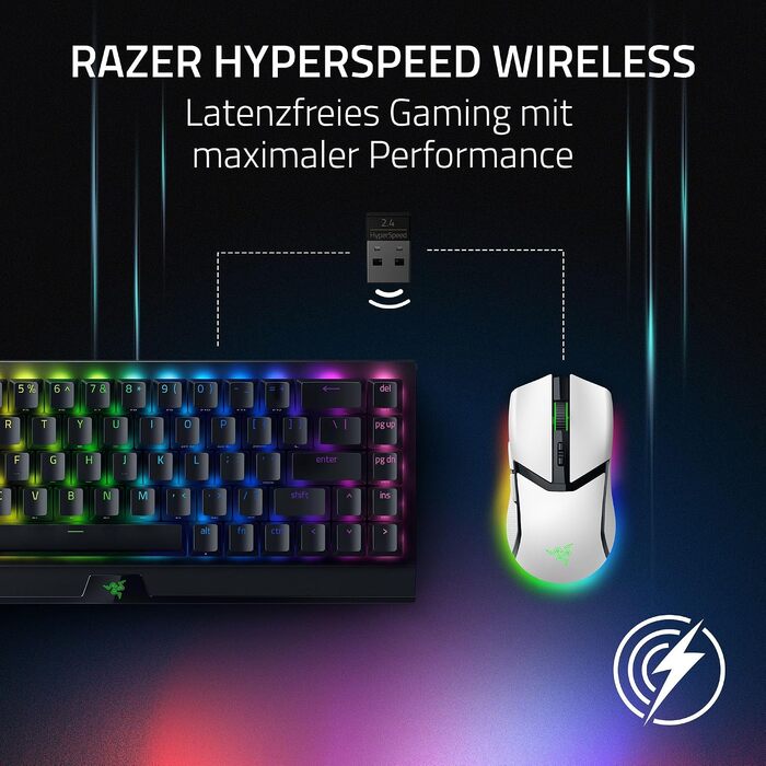 Ігрова миша Razer Cobra (дротова), легка (57 г), оптичні перемикачі 3-го покоління, RGB-підсвітка Chroma, чорна