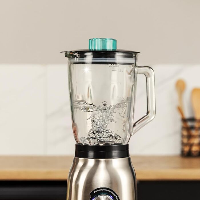 Стаціонарний блендер Cecotec Power Black Titanium 2500MAX Go – 2500 Вт, титанове покриття, 1,8 л, 5 швидкостей + пляшка