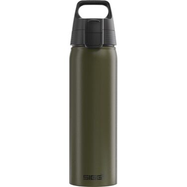Алюмінова спортивна пляшка для води SIGG WMB ONE, герметична, підходить для газованих напоїв, BPA-free, Roasted Green, 0.75 л