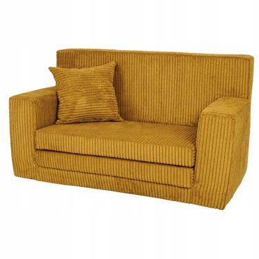 Диван Fortisline ROSALIA 83 x 112 см, вельвет, жовтий