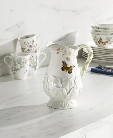 Керамічний декоративний глечик Lenox Butterfly Meadow з квітковим орнаментом