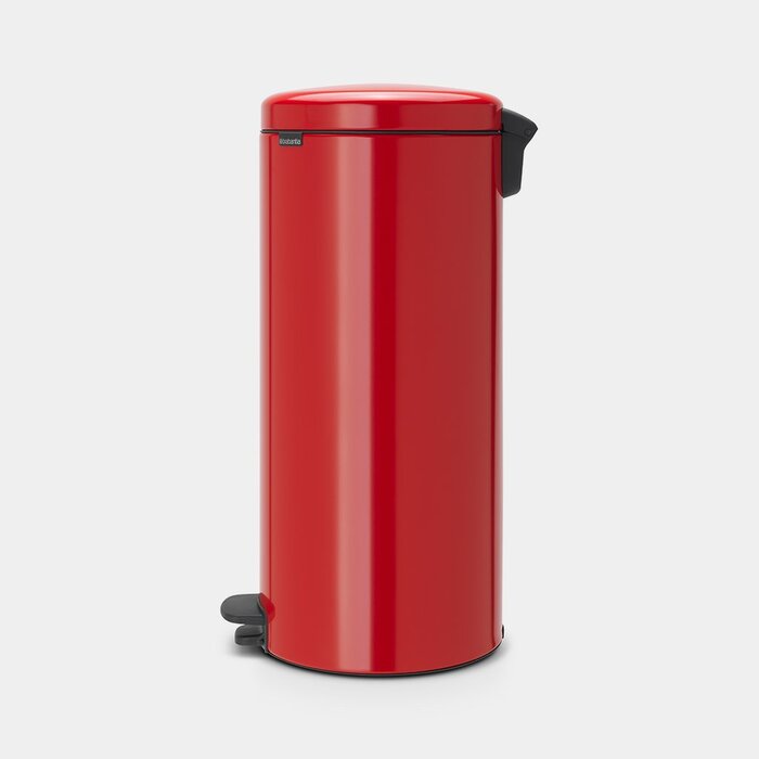 Педаль для сміття 30 л Silent Red NewIcon Brabantia
