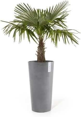 Квітчар Ecopots: великий квітчар для квітів, сірий, 49.8 x 49.8 x 91 см