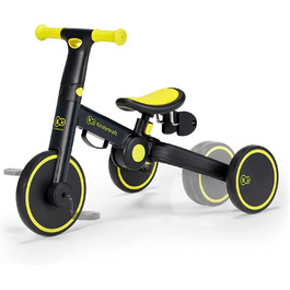 Триколісний велосипед Kinderkraft 4TRIKE 3в1: біговел, самокат, велосипед, чорний (12 міс - 5 років)