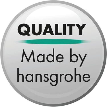 Змішувач для ванної кімнати Hansgrohe Rebris S з висувною поплавковою каналізацією, економічний (CoolStart), хром, 72519000, висота виливу 109 мм, EcoSmart