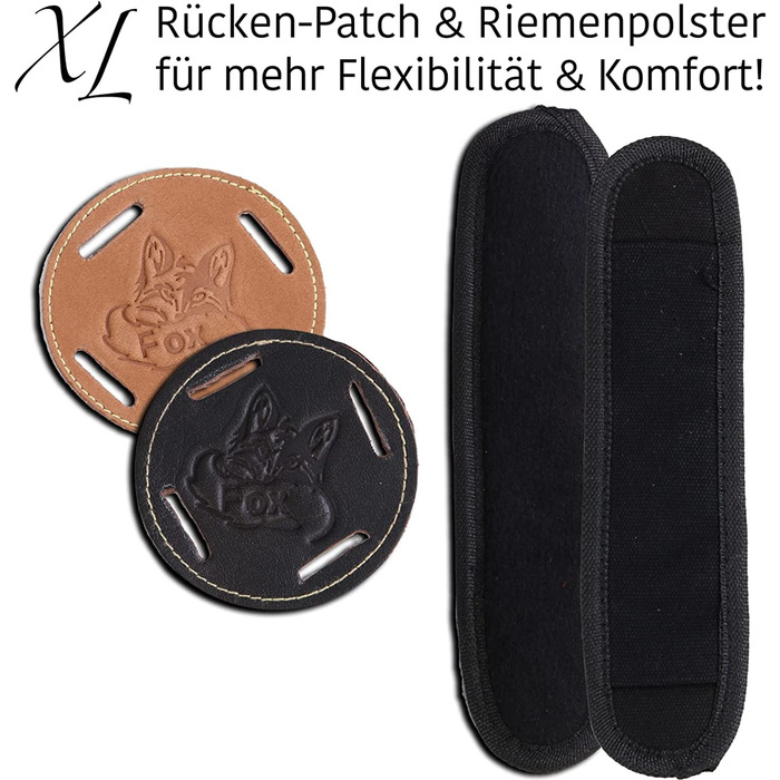 Фартух із буйволячої шкіри для грилю та кухні Black Forest Fox® ROUGH SET з тримачем для напоїв Holly Holster (для пляшок, банок, чорний)