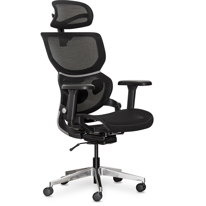Крісло Mealux Q3 Air Black (арт. HF-Q3 M/B)