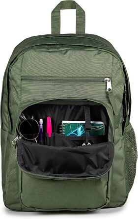 Рюкзак JanSport Big Student Cargo Green, великий шкільний рюкзак, місткий, зелений колір