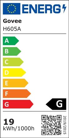 Світлодіодна підсвітка для телевізора Govee 3 Lite, 3,6м RGBICW, Wi-Fi, з камерою та смарт-лампою 15 дюймів, для 55-65