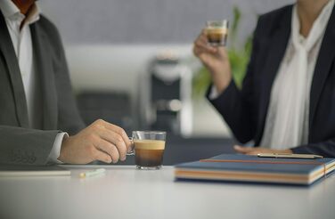 Кавомашина Nespresso Zenius для офісу з 50 капсулами, професійна, срібляста