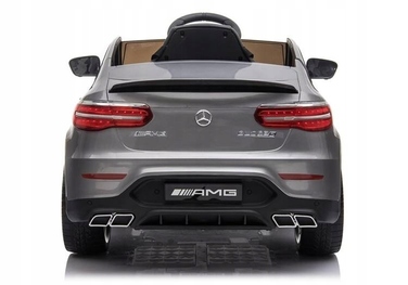 Дитячий електромобіль Mercedes-Benz GLC 63S LIFT, сріблястий лак, 4x4