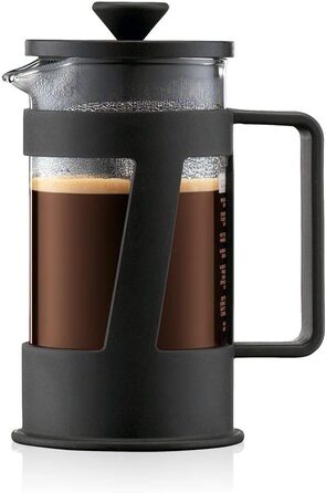 Френч-прес Bodum CREMA 0,35 л з нержавіючим фільтром, чорний