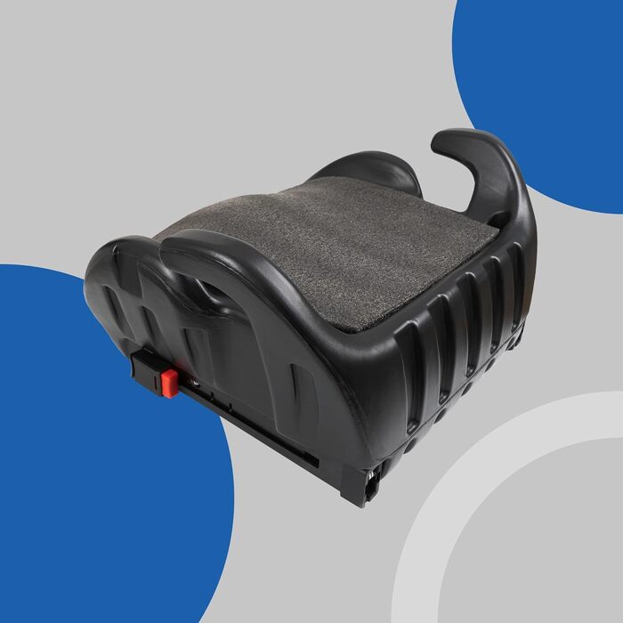 Дитяча автокрісло-підставка PETEX Max Plus з Isofix, i-Size ECE R129, для дітей 7-12 років, зріст 125-150 см, червона