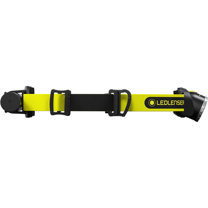 Ліхтар налобний Ledlenser iH8R, 600 люмен, акумуляторний, з кріпленням на шолом і чохлом, USB-зарядка, для професіоналів