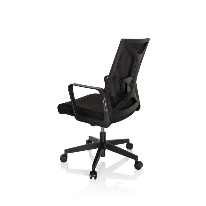 Офісне крісло / поворотне крісло ENCO Mesh Black Foldable hjh OFFICE