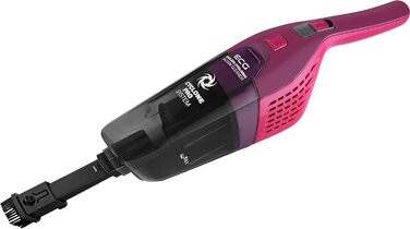 Акумуляторний вертикальний пилосос ECG VT 4620 3в1, чорний/червоний