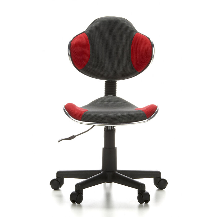 Дитяче крісло для письмового столу KIDDY GTI-2, тканина, сірий/червоний, hjh OFFICE