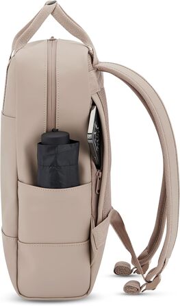 Жіночий рюкзак Johnny Urban Hailey, елегантний міський daypack з відділенням для ноутбука 14'', водостійкий, бежевий, для університету, бізнесу, школи
