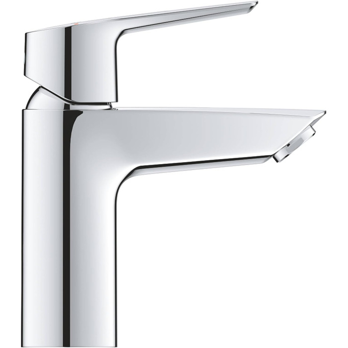 Змішувач для ванної кімнати Grohe Start, енергозберігаючий, з холодною водою в середній позиції, з поп-ап зливом, 17 см, хром, 23551002 S (198 мм)