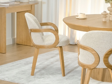 Стілець Mebel-Partner, тканина, бежевий, 1 шт.