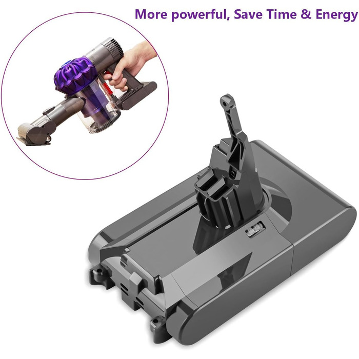Акумулятор V8 21.6V 4.0Ah для пилососа Dyson V8 (Absolute, Animal, Motörhead, Fluffy) - Оригінал, Замінний