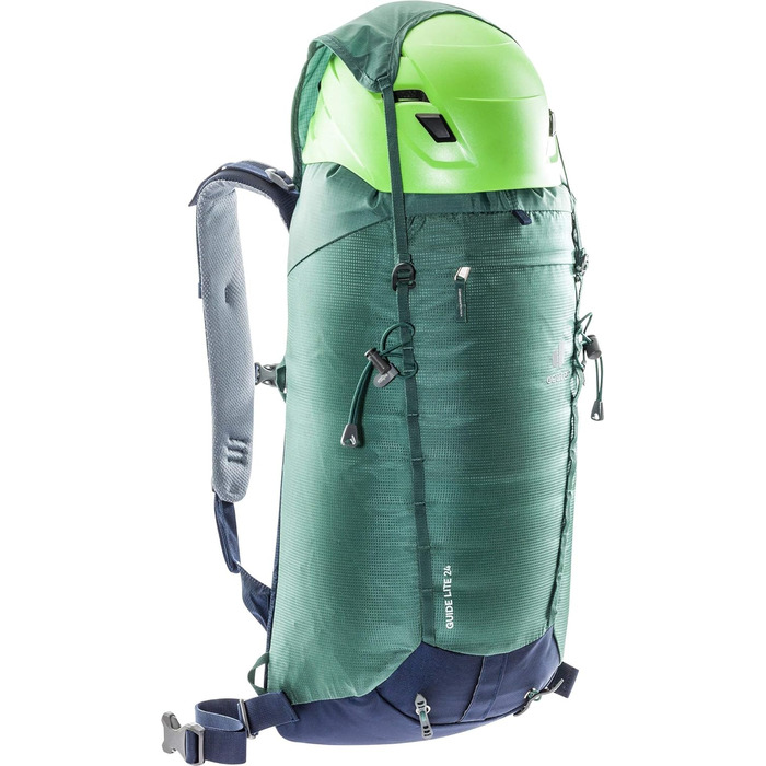 Рюкзак Deuter Guide Lite 24 л унісекс, сіро-зелений/синій, для туризму