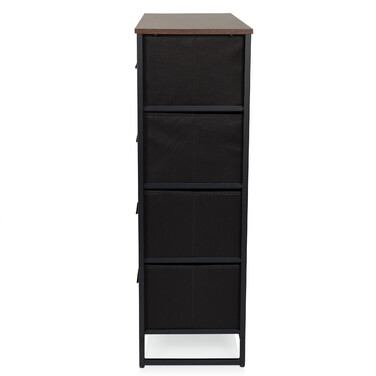 Комод RAGALA 84x30x92см 6 шухляд 2 відкритих відділення копчений дуб hjh LIVING