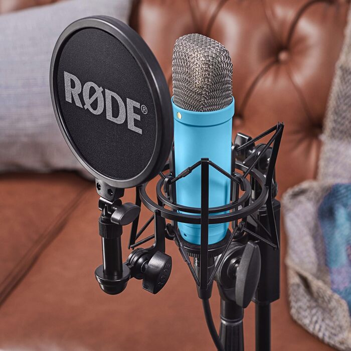 Студійний мікрофон Rode NT1 Signature Blue + стійка Keepdrum, синій