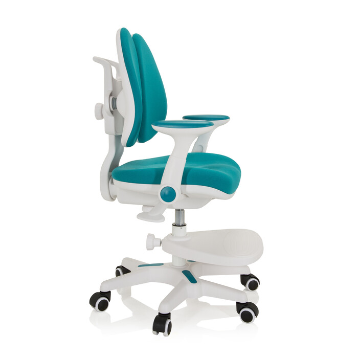 Дитячий стілець / дитячий письмовий стілець KID WING зростаюча тканина синій hjh ОФІС