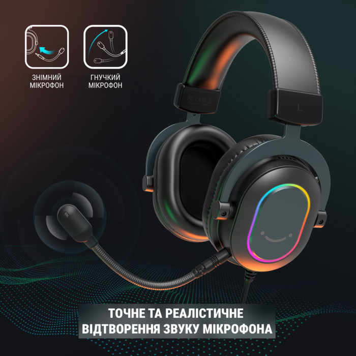Гарнітура Fifine RGB H6