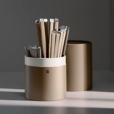 Набір столових приборів WMF Emotion Smoky Wood, 30 предметів на 6 осіб, нержавіюча сталь Cromargan, кольорові ручки