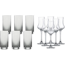Пивний кухоль SCHOTT ZWIESEL Convention 0,2 л (набір з 6 штук), простий пивний келих Pilsner, келихи з тританового кришталю, які можна мити в посудомийній машині, виробництво Німеччина (артикул 175500) (пивний келих - 0,32 л, набір Classico Digestif (nab)