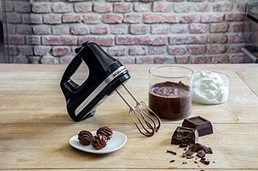 Ручний міксер KitchenAid Classic 5 швидкостей, чорний Onyx, 5KHM5110EOB
