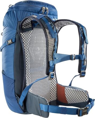 Рюкзак для туризму Tatonka Hike Pack 22, 22 л, з вентильованою спинкою та дощовиком, темно-синій