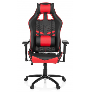 Ігрове крісло / Офісне крісло LEAGUE PRO Штучна шкіра Чорний / Червоний HJH OFFICE