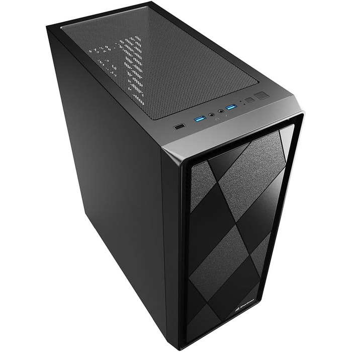 Корпус для ПК Sharkoon VS8 ATX Midi, чорний