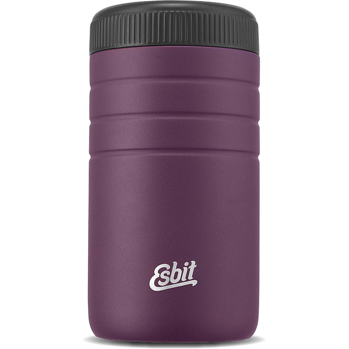 Термос для їжі Esbit Majoris з нержавіючої сталі, 550 мл, BPA-free, для гарячих страв та супів, чорний і сріблястий